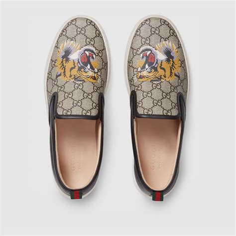 gucci hollywood tiger|gucci tiger slip on.